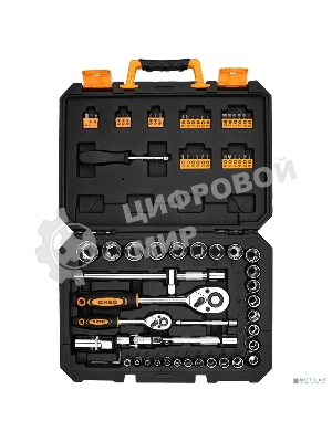 Набор инструментов Deko DKMT72-1 72 предмета (жесткий кейс)