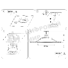 Встраиваемый поворотный точечный светильник Ambrella light TN102755 WH белый IP20 GU5.3 D98*32