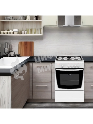 Плита газовая Gefest CG 60М C7 К73 белый, конфорок 4 шт, духовка 63 л, 60 см x 85 см x 60 см