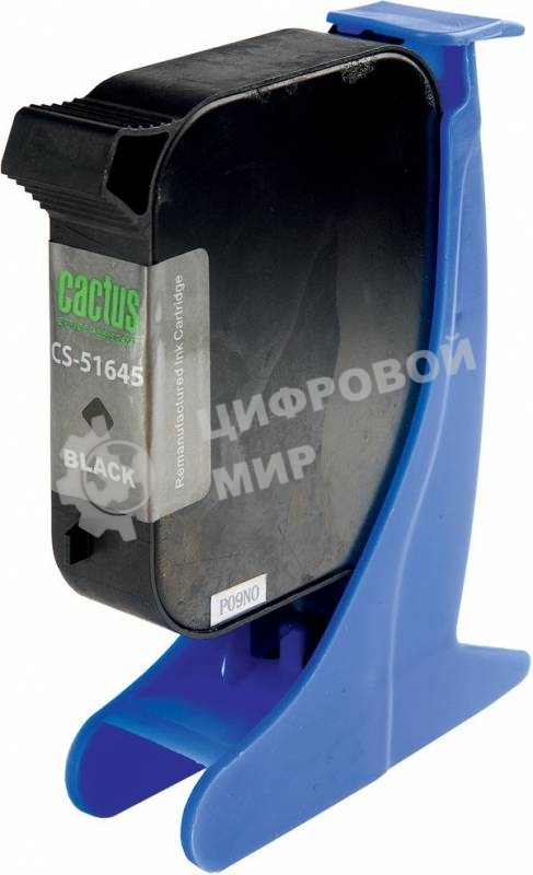 Картридж струйный Cactus CS-51645 черный (44 мл) для HP DJ 710c/720c/722c/815c/820cXi/850c/870cXi/880c