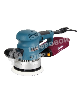 Эксцентриковая шлифовальная машина Makita BO6030 ЭШМ,310Вт,ф150мм,4000-10000об\м,ампл-3мм,2.3кг,кор,п\сборник