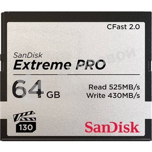 Флеш карта CFAST2.0 64GB SanDisk Extreme Pro 525Mb/s