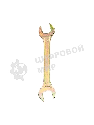 Ключ гаечный рожковый Rexant 17х19 мм, желтый цинк