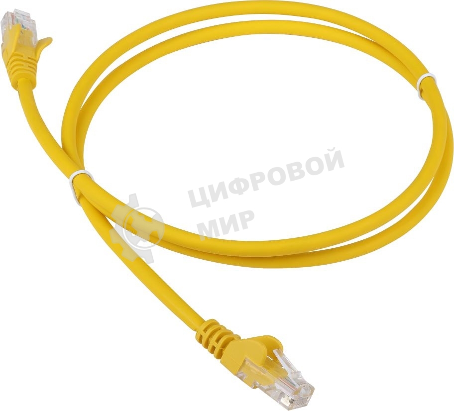 Патч-корд LANMASTER LSZH UTP cat.5e, 2.0 м, желтый