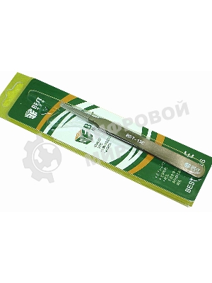 Пинцет Best BST-13С прямой скругленный 120 мм