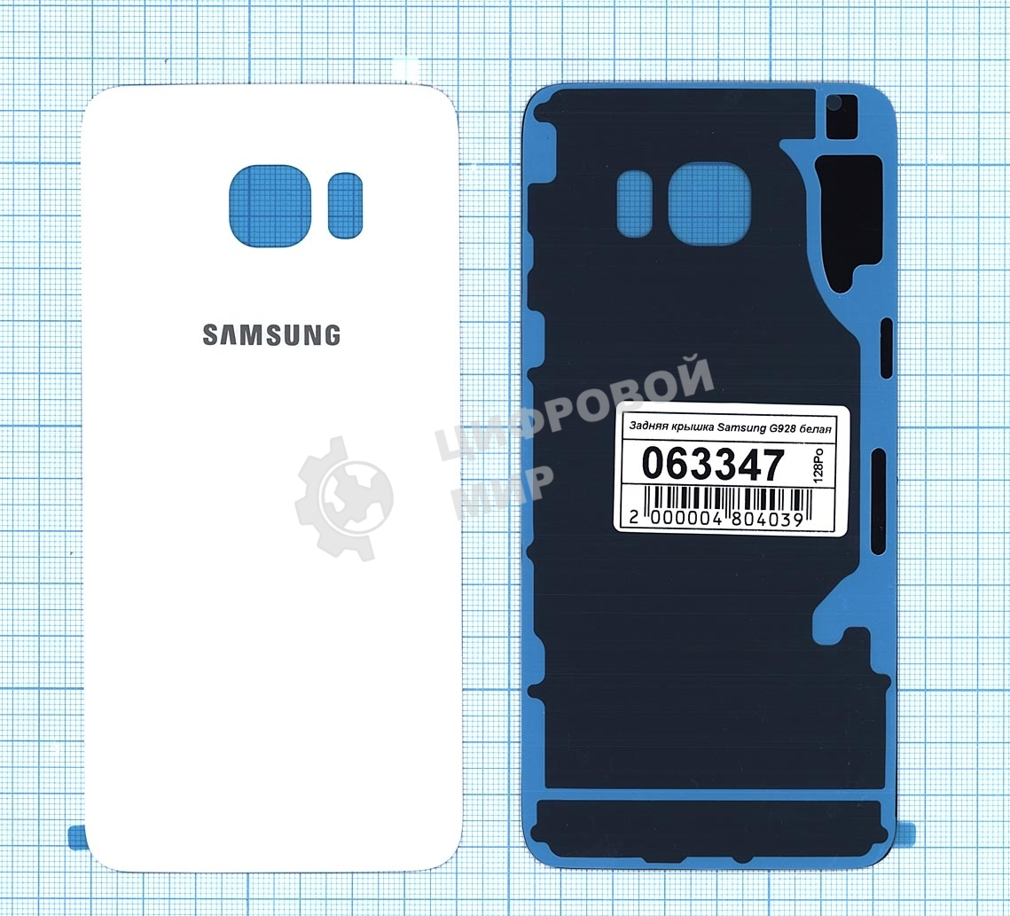 Задняя крышка для Samsung G928 Galaxy S6 Edge Plus белый