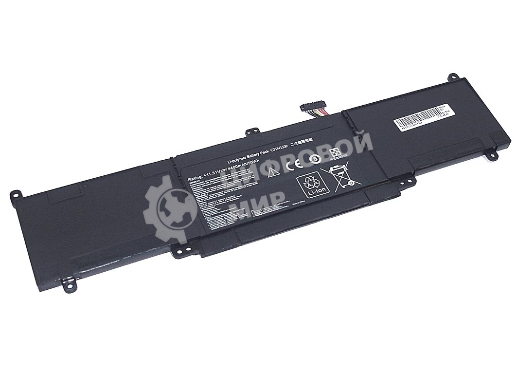 Аккумуляторная батарея для ноутбука Asus ZenBook UX303 (C31N1339-3S1P) 11.31V 50Wh OEM черный
