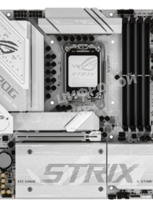 Материнская плата ASUS ROG STRIX B860-G GAMING WIFI, LGA 1851, Intel B860, 4xDDR5, 4xSATA, 4xM.2, 1xPCIe 5.0 x16, 1xDP, 1xHDMI, 1xThunderbolt 4, 1x 2.5Gb LAN, 1xUSB-C 20Gbps, 1xUSB-A 10Gbps, 3xUSB-A 5Gbps, 4xUSB-A 2.0, 2x3.5 мм, 7.1, mATX
