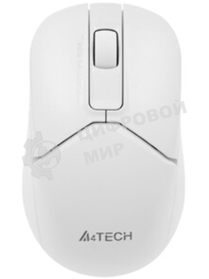 Мышь беспроводная A4Tech Fstyler FG12S белый, 1200 dpi, радиоканал, USB, кнопки - 3