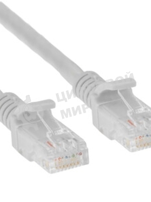 Патч-корд ExeGate UTP-RJ45-RJ45-5e-CU-1M-GY, UTP, cat.5e, 1м, медь, серый