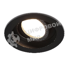 Встраиваемый поворотный точечный светильник Ambrella light TN102756 BK черный IP20 GU5.3 D98*32