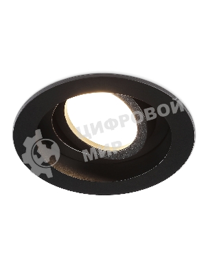 Встраиваемый поворотный точечный светильник Ambrella light TN102756 BK черный IP20 GU5.3 D98*32