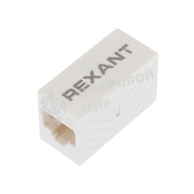 Проходной адаптер Rexant RJ-45(8P-8C), UTP неэкранированный, cat.6, (гнездо-гнездо)