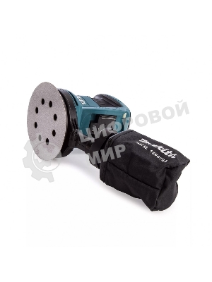 Эксцентриковая шлифовальная машина Makita DBO180Z 18В LiIon ф125мм 7000/9500/11000об/мин ампл.2.8мм 1.7кг