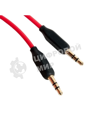 Аудио кабель/3.5 мм jack - 3.5 мм jack/HOCO HC-79309 UPA11/1m/позолоченные контакты/Red AUX