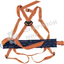 Удерживающая привязь Сибртех УП IIЖ,с наплечными и набедренными лямками,А-строп из синтет. ленты