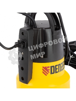 Дренажный насос DP500E, 500 Вт, подъем 7 м, 7000 л/ч Denzel