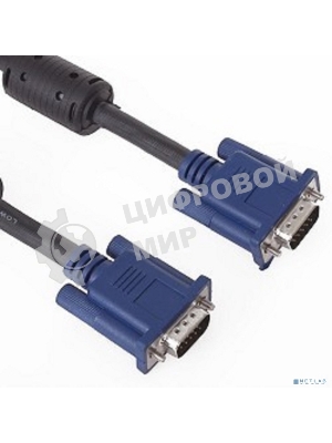 Кабель монитор-SVGA card (15M-15M) 3.0м 2 фильтра VCOM