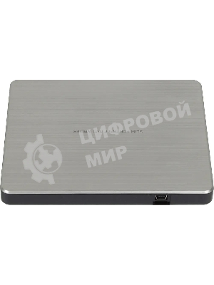 Оптический привод LG DVD-RW ext. Silver Slim Ret. USB 2.0