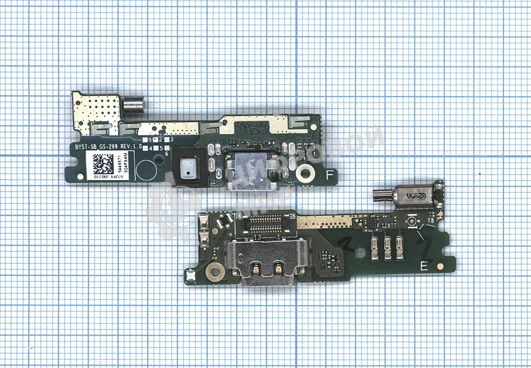 Шлейф разъема питания с микрофоном для Sony Xperia XA1 Single SIM с IC G3116