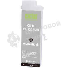 Картридж перезаправляемый струйный Cactus CS-R-PFI320MBK PFI-320 черный матовый (260мл) для Canon imagePROGRAF TM-200/200MFP/205/300/300MFP/305/250/255/350/355 без чипа