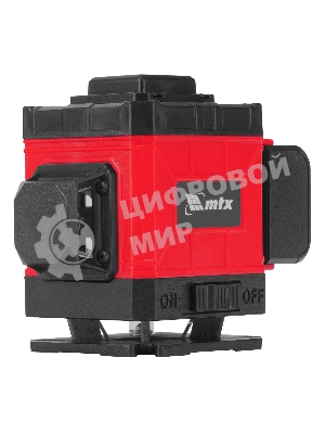 Лазерный уровень м-призм. MTX ML 360-3 Pro SET, 30 м, акк. Li 3000 мА·ч, состоит из 2 частей