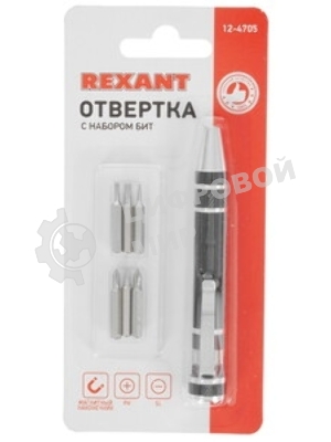 Отвертка с насадками 6 шт. Rexant