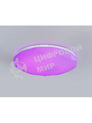 Светодиодный светильник RGB Ambrella light FZ417 WH белый IP20 46W 3000K-6500K+RGB D380*60 (ПДУ ИК)