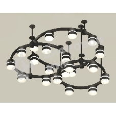 Светильник Ambrella light XR92222220/22 SBK/FR черный песок/белый матовый GX53