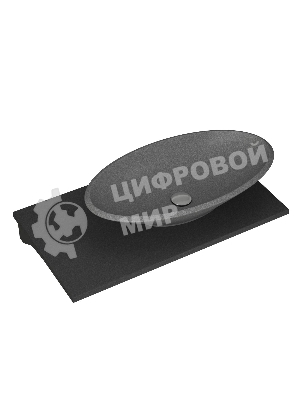Раковина накладная на столешницу кварцевая BAU Nimb 70, серый металлик