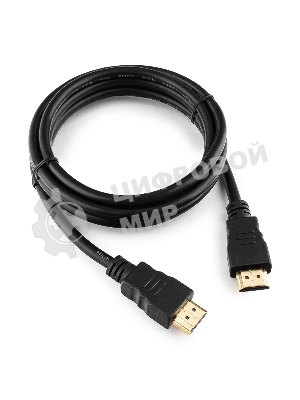 Кабель Cablexpert HDMI CC-HDMI4-6, 19M/19M, v2.0, медь, позол.разъемы, экран, 1.8м, черный, пакет