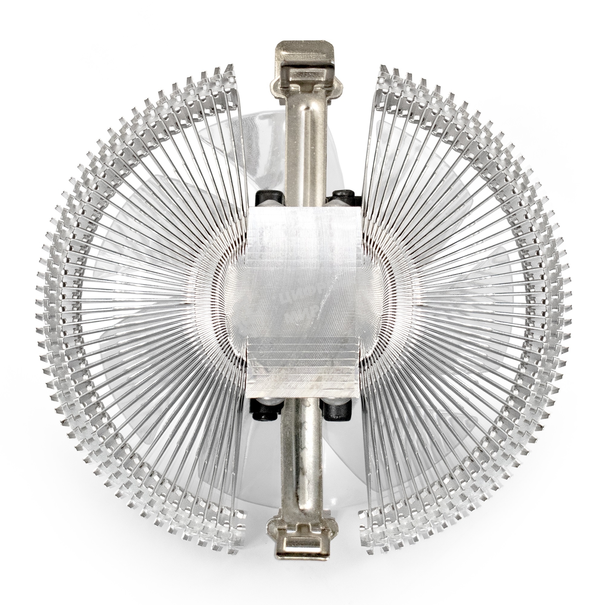 Кулер для процессора ExeGate Wizard EE91-BLUE серебристый, 90 мм, алюминий, 2200 об/мин, 22 дБ, 3 pin, 75 Вт, 50 мм