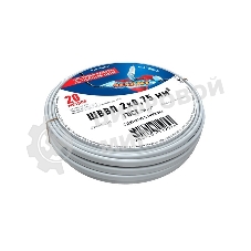 Провод ШВВП Rexant 2х0,75 мм², длина 20 метров, ГОСТ 7399-97