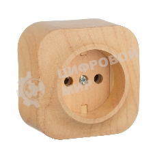 Розетка без заземления без шторок Legrand 782270 (Дерево)