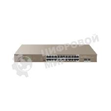 Коммутатор 24PORT 4POE G1126P-24-410W IP-COM