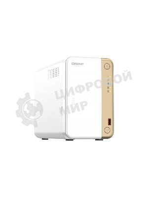 Сетевое хранилище channel QNAP TS-262-4G NAS 2 HDD trays, 2 x M.2 NVMe PCIe Gen 3 x1, 2-core Intel Celeron N4505 2.9 GHz, 4 Gb RAM (4Gb max), 1x2.5 Gigabit Ethernet, Slot PCIe Gen 3 x2, 2 USB 3.2 Gen 2 (10Gbps) Port, 2xUSB USB 2.0 port, 1xHDMI 2.0