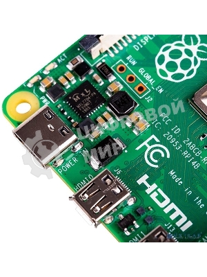 Платформа Raspberry Pi 4 Model B (RA608) Retail, 8Gb RAM, Broadcom BCM2711 Quad core Cortex-A72 (ARM v8) 64-bit SoC @ 1.5GHz CPU, WiFi, Bluetooth, 40-pin GPIO, 2x USB 3.0, 2xUSB 2.0,2x micro-HDMI,CSI camera port,DSI display port,MicroSD port,USB-C 5V Power разъем