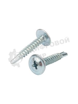 Саморез с прессшайбой Kranz ПШС сверло 4,2х25мм, пакет (800 шт/уп)