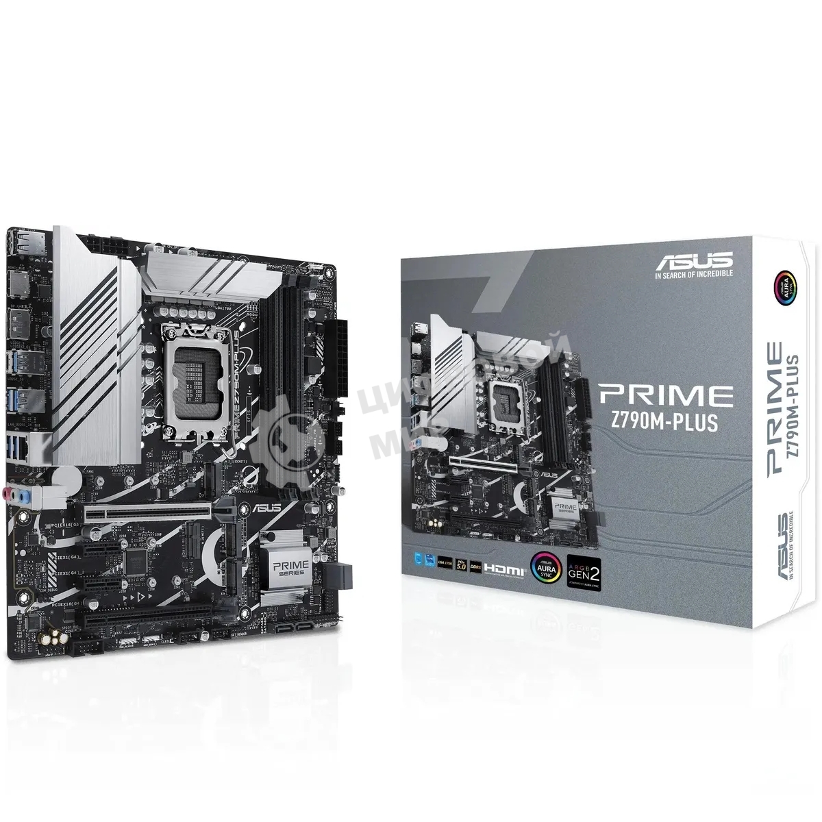 Материнская плата ASUS PRIME Z890M-PLUS WIFI, LGA 1851, Intel Z890, 4xDDR5, 6xSATA, 3xM.2, 1xPCIe 5.0 x16, 1xPCIe 4.0 x4, 2xPCIe 4.0 x1, 1xHDMI, 1xDP, 1x2.5Gb LAN, 2xUSB-A 2.0, 4xUSB-A 3.2 Gen 1, 1xUSB-A 3.2 Gen 2, 1xUSB-C 3.2 Gen 2x2, 3x3.5 мм, 7.1, mATX