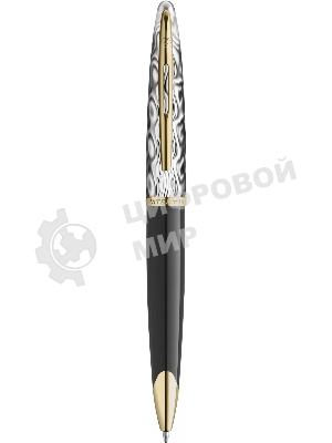 Ручка шариков. Waterman Reflections of Paris Carene DeLuxe (2200946) Black GT M син. черн. подар.кор.