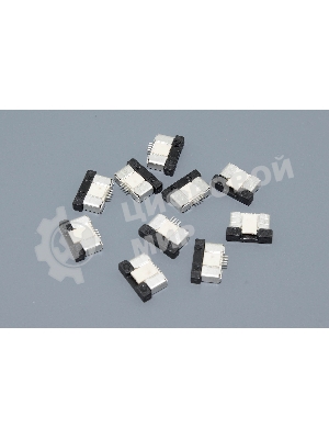 Разъем FPC Half Coverage Top Contact 0.5K-BS-4PWB 4 pin высота 2мм шаг 0,5мм 10 шт