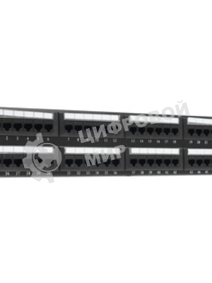 Патч-панель TWT 48 портов, UTP, кат.6, 2U