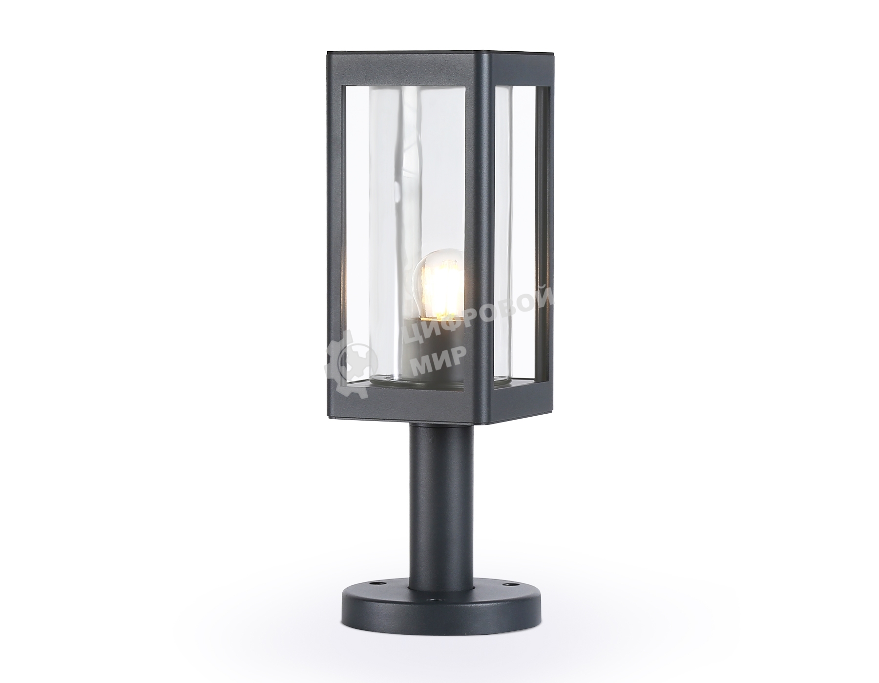 Светильник Ambrella light ST2409 GR/CL серый/прозрачный IP54 E27 max 40W 110*110*350