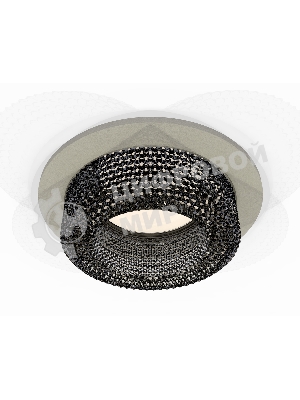 Комплект встраиваемого светильника Ambrella light XC7623021 SGR/BK серый песок/тонированный MR16 GU5.3 (C7623, N7192)