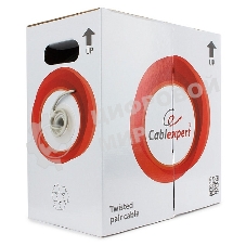 Кабель Cablexpert, UTP5e, 4 пары, 7x0.18 мм, медь, многож., 305 м, Fluke Test, серый