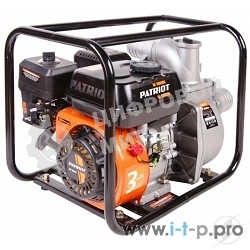 Мотопомпа Patriot MP 3060 S 335101430 Двиг. 4-т, АИ-92, 196сс, 6.5 л.с., самовсас., макс.производит.60 м/ч (1000 л/м), макс.глуб.всас.8 м., макс.нап.30 м., диам.патруб.3