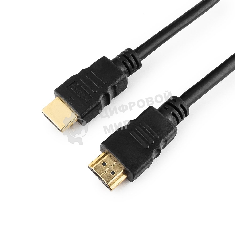 Кабель Cablexpert HDMI CC-HDMI4-6, 19M/19M, v2.0, медь, позол.разъемы, экран, 1.8м, черный, пакет