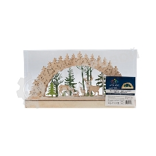 Деревянная фигурка Neon-night с подсветкой 