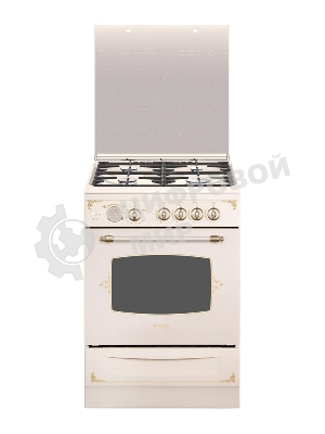 Плита газовая Gefest ПГ 6100-03 0279 бежевый, конфорок 4 шт, духовка 52 л, 60 см x 85 см x 60 см