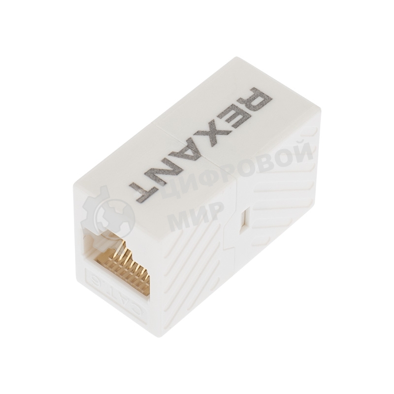 Проходной адаптер Rexant RJ-45(8P-8C), UTP неэкранированный, cat.6, (гнездо-гнездо)